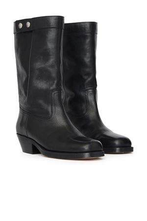 Ademe black leather boots ISABEL MARANT | BO0119FAB3A23S01BK